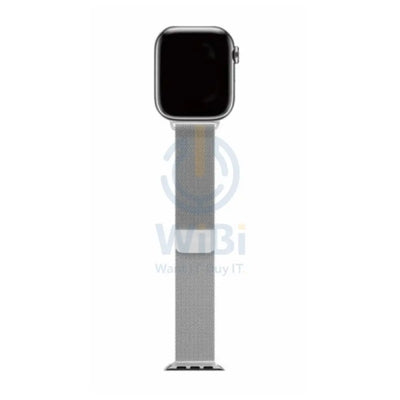 Decoded Apple watch 45mm Milan Traction Strap - Titanium Accessories > Smart Watches