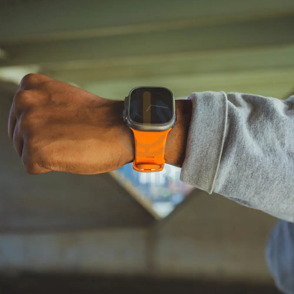 Decoded Apple Watch 49/45/44/42 mm Gen 1-10-SE-Ultra Silicone Ultra Traction Strap - Apricot Accessories > Smart