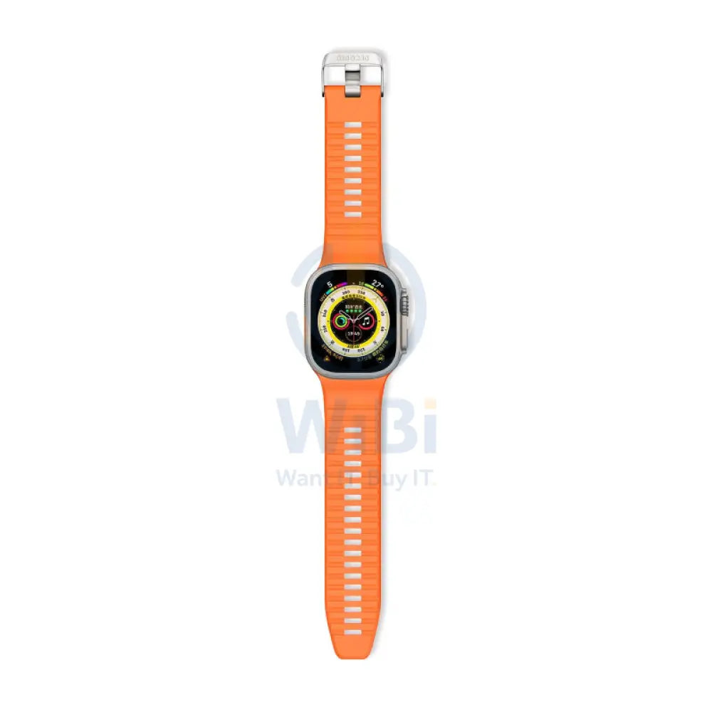 Decoded Apple Watch 49/45/44/42 mm Gen 1-10-SE-Ultra Silicone Ultra Traction Strap - Apricot Accessories > Smart