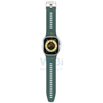 Decoded Apple Watch 49/45/44/42 mm Gen 1-10-SE-Ultra Silicone Ultra Traction Strap - Sage Leaf Green Accessories >