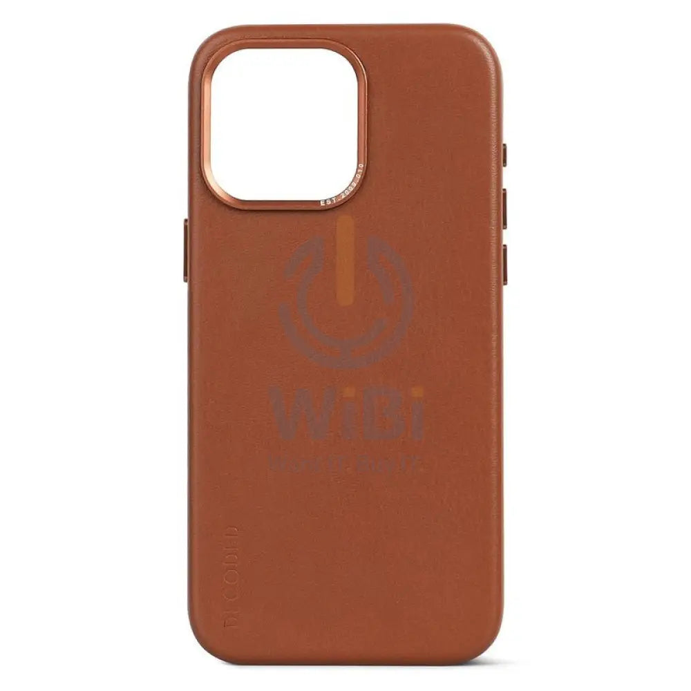 Decoded iPhone 15 Pro Leather Backcover Magsafe Case - Tan Accessories > Mobiles & Tablets > Mobiles > Screen