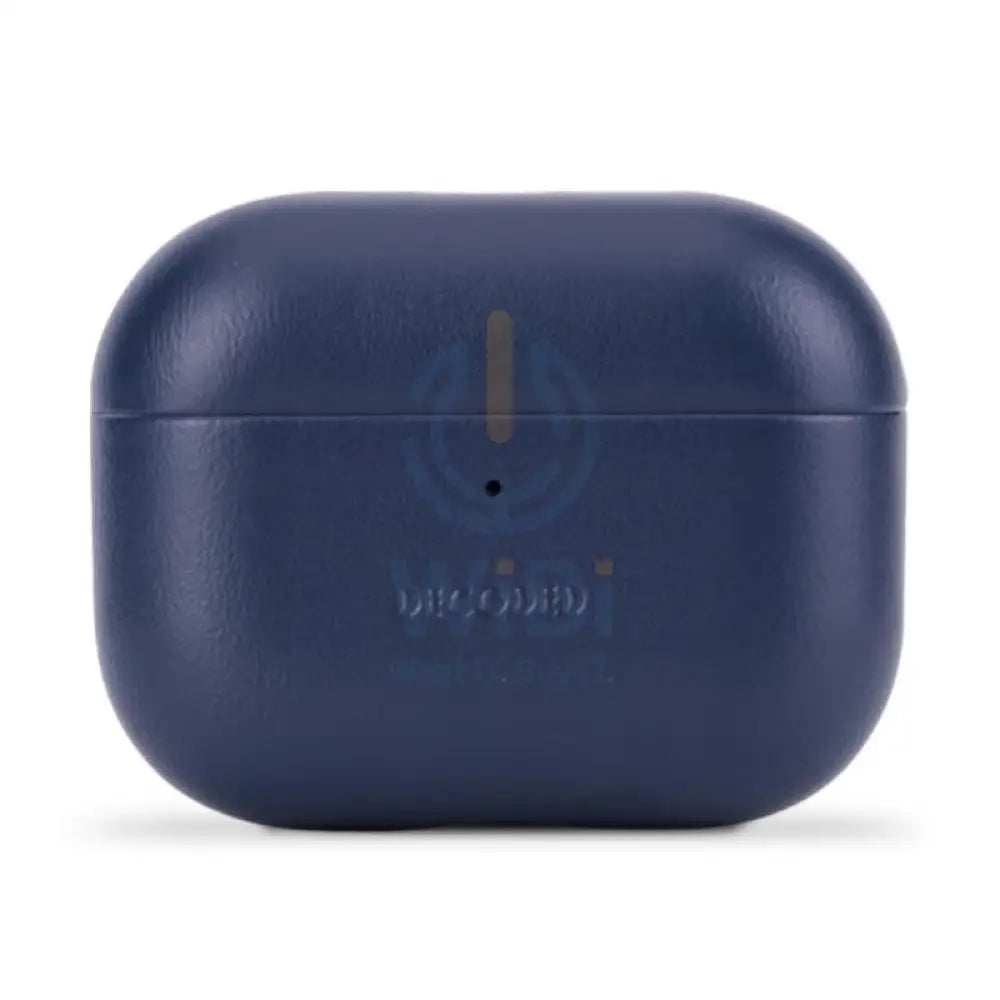 Decoded Leather Case For Apple AirPods Pro 3 - Navy Accessories > Headphones > Covers & Cases