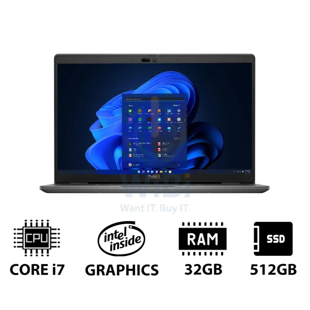 Dell Latitude 3450 - 14.0’’ FHD / i7 / 32GB / 512GB (NVMe M.2 SSD) / Win 11 Pro / 1YW - Laptop Laptops