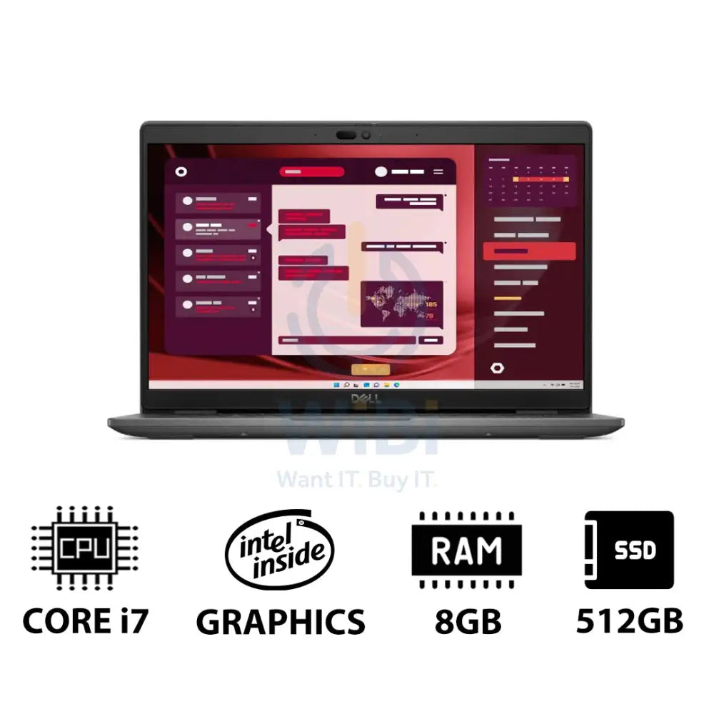 Dell Latitude 3450 - 14.0’’ FHD / i7 / 8GB / 512GB (NVMe M.2 SSD) / DOS (Without OS) / 1YW - Laptop Laptops