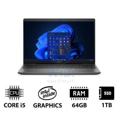 Dell Latitude 3550 - 15.6’’ FHD / i5 / 64GB / 1TB (NVMe M.2 SSD) / Win 11 Pro / 1YW - Laptop Laptops
