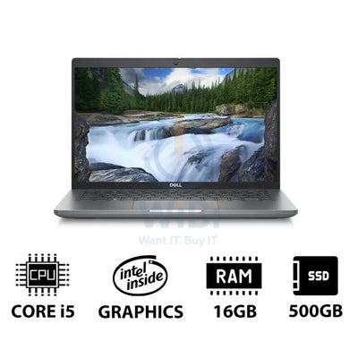 Dell Latitude 5440 - 14.0’’ FHD / i5 / 16GB / 500GB (NVMe M.2 SSD) / DOS (Without OS) / 1YW - Laptop Laptops