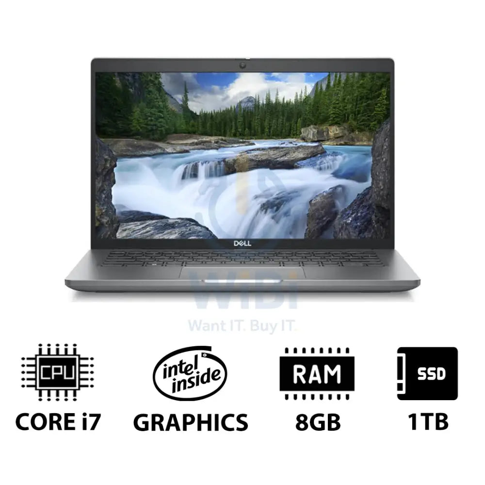 Dell Latitude 5440 - 14.0’’ FHD / i7 / 8GB / 1TB (NVMe M.2 SSD) / DOS (Without OS) / 1YW - Laptop Laptops