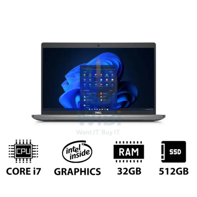 Dell Latitude 5450 - 14.0’’ FHD / i7 / 32GB / 512GB (NVMe M.2 SSD) / WWAN / Win 11 Pro / 1YW - Laptop Laptops