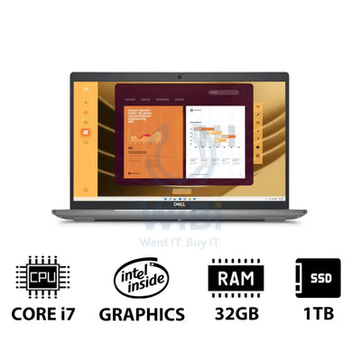 Dell Latitude 5550 - 15.6’’ FHD / i7 / 32GB / 1TB (NVMe M.2 SSD) / DOS (Without OS) / 1YW - Laptop Laptops