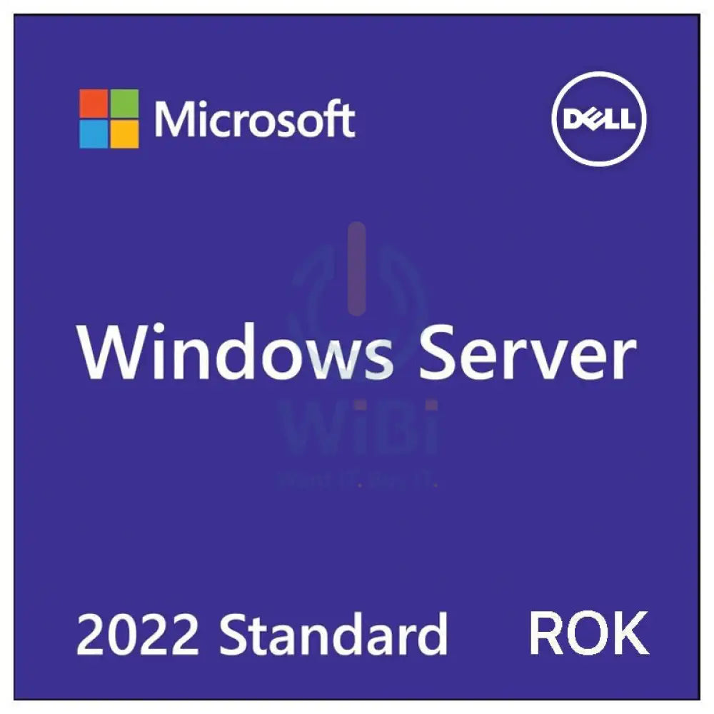 Dell Microsoft Windows Server 2022 Standard - 16-Cores / 2 Virtual ...
