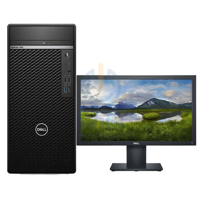 Dell OptiPlex 7090 MT - i7 (11th Gen) / 4GB / 250GB SSD / DOS (Without OS) / Dell E2020H 19.5" LED Monitor / 1YW / Black / Desktop