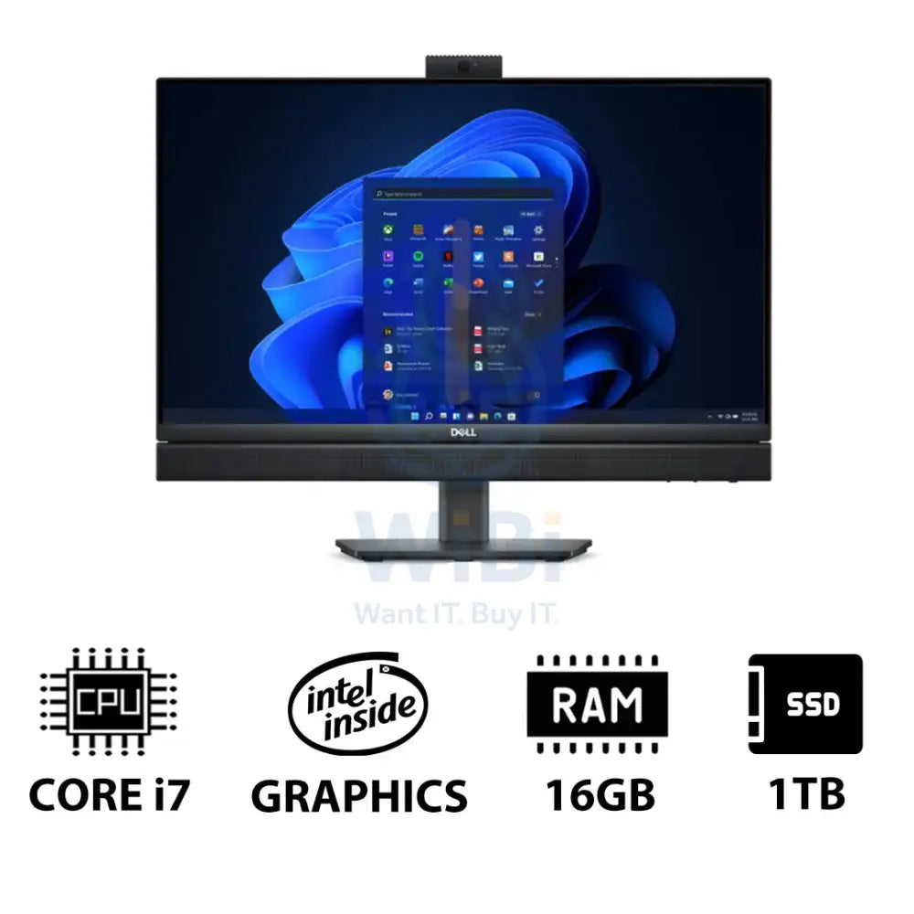 Dell OptiPlex 7420 AIO PC - 23.8’’ Non-Touch / i7 / 16GB / 1TB (NVMe M.2 SSD) / Win 11 Pro / 3YW - Desktop Desktop &