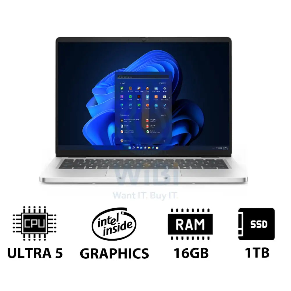 Dell Pro 14 - 14’’ FHD+ Non-Touch / Ultra 7 235U vPro / 16GB / 1TB (NVMe M.2 SSD) / Win 11 Pro / 1YW - Laptop Laptops