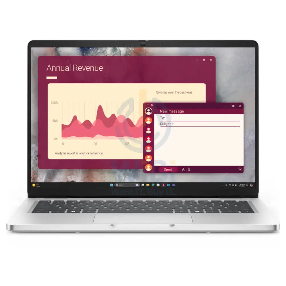 ديل برو 14 PC14250 - 14 بوصة FHD+ لا تعمل باللمس / ألترا 5 235U vPro / 8 جيجابايت / 512 جيجابايت (NVMe م.2 إس إس دي) / دوس (بدون نظام تشغيل) / ضمان سنة