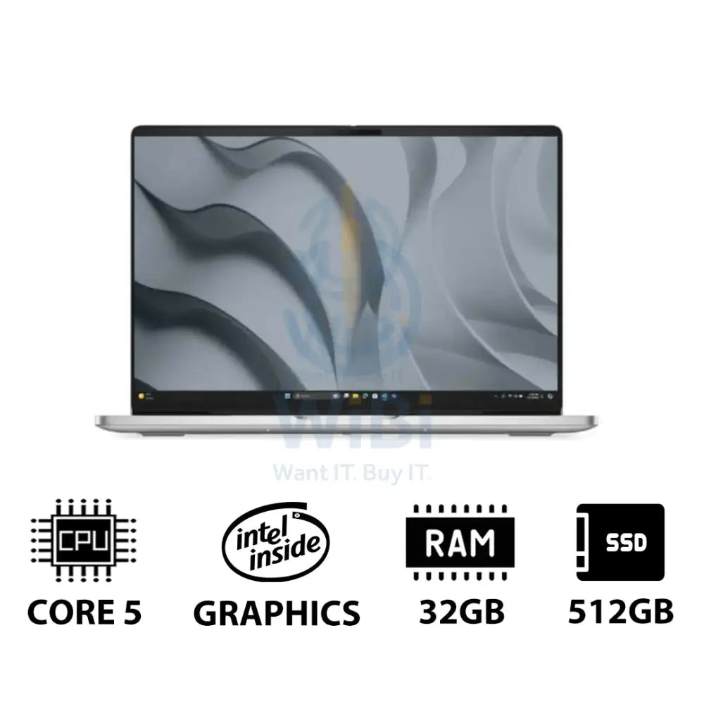Dell Pro 16 PC16250 - 16’’ FHD+ Non-Touch / Core 5 120U / 32GB / 512GB (NVMe M.2 SSD) / DOS (Without OS) / 1YW - Laptop