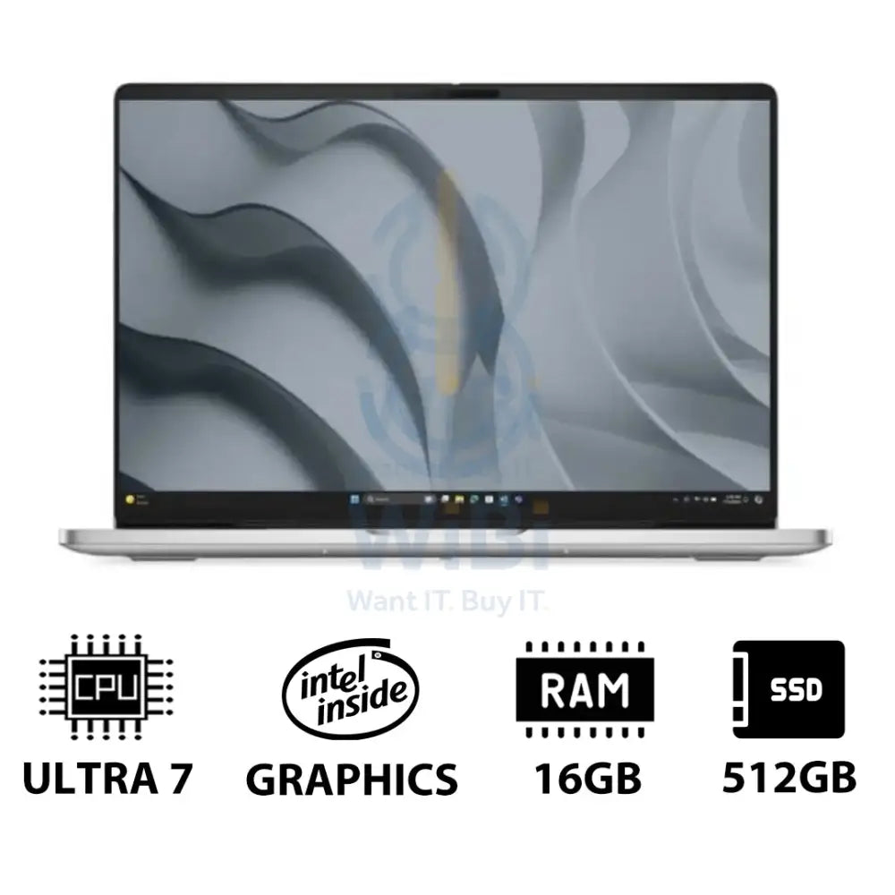 Dell Pro 16 PC16250 - 16’’ FHD+ Non-Touch / Ultra 7 255U / 16GB / 512GB (NVMe M.2 SSD) / DOS (Without OS) / 1YW