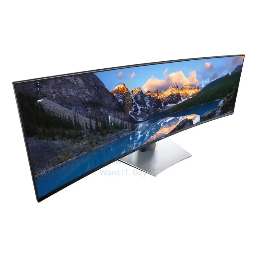 ديل التراشارب U4919DW شاشة منحنية - 49 بوصة IPS ال اي دي / 8 مللي ثانية / إتش دي إم أي / منفذ العرض / يو اس بي-ج / يو اس بي - شاشة