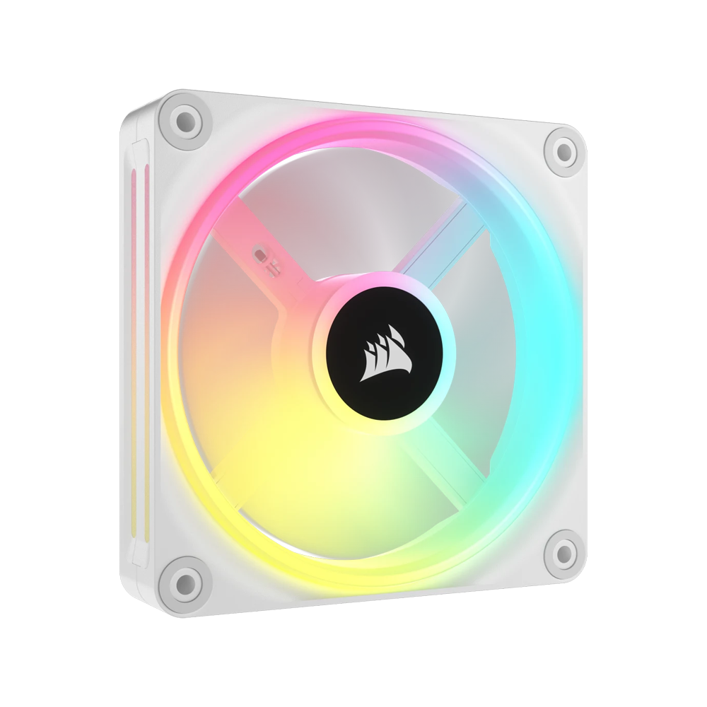 CORSAIR iCUE LINK QX140 RGB PWM Case Fan Expansion Kit - 140mm / White