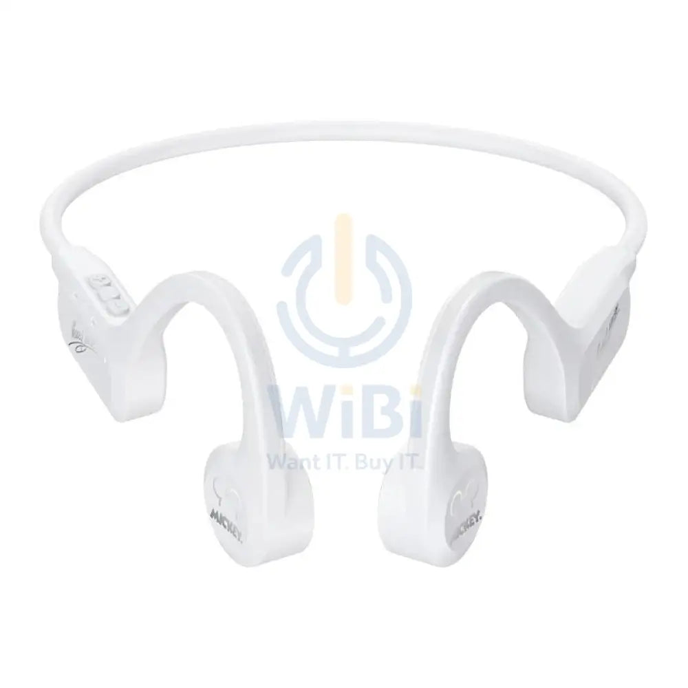 ديزني QS-10 بلوتوث لاسلكي سماعات الرأس - ميكي أبيض اكسسوارات  الصوت > سماعات الرأس