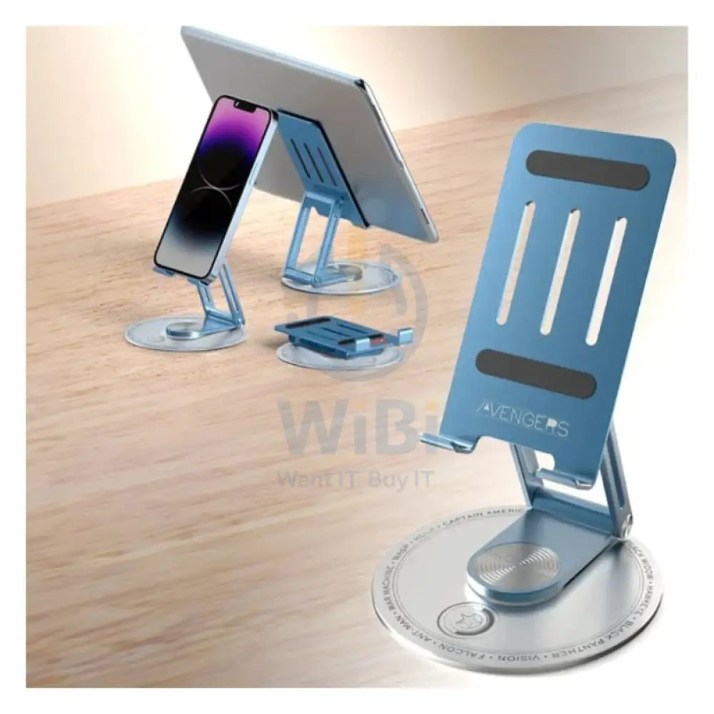 Disney QS-21 Multifunctional rotating tablet stand - Captain American Blue Accessories > Mobiles & Tablets > Mobiles >