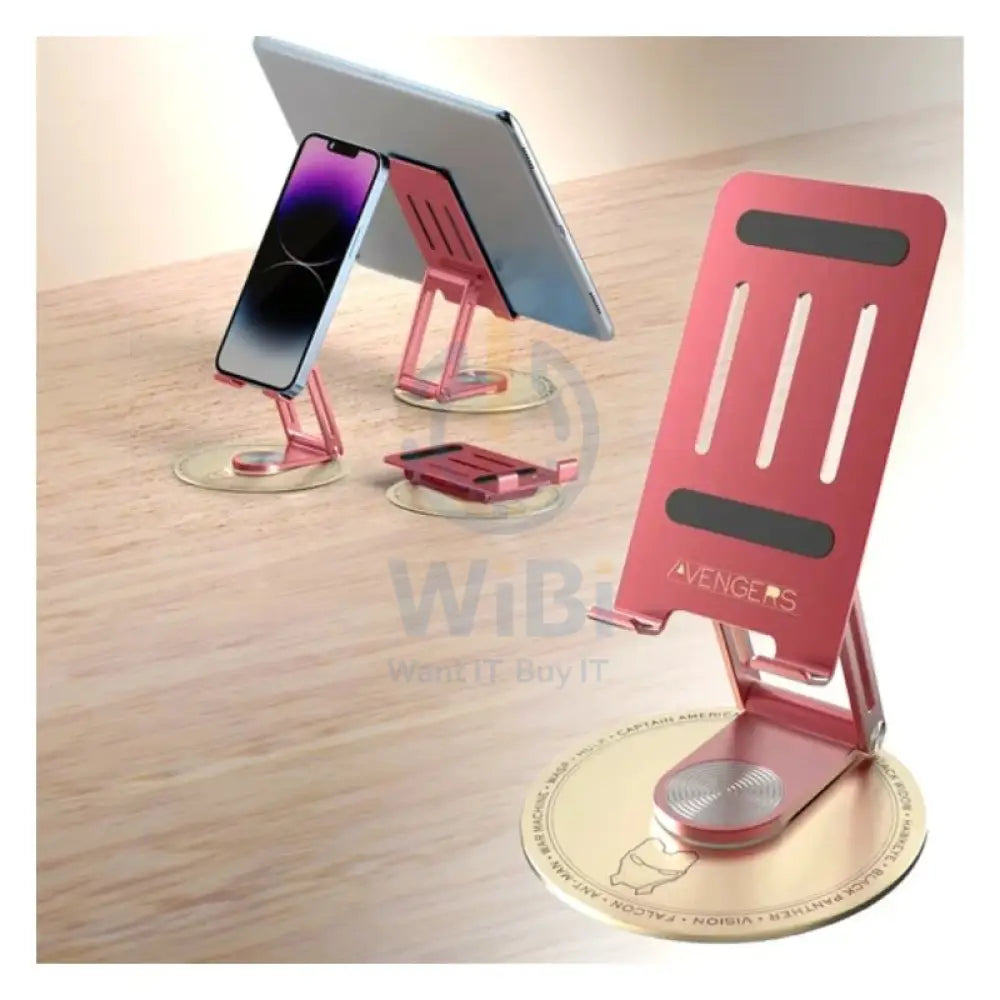 Disney QS-21 Multifunctional rotating tablet stand - Ironman Red Accessories > Mobiles & Tablets > Mobiles > Mobile