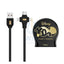 Disney QS-C01 100th anniversary one-to-three telescopic data cable - Mickey Black Accessories > Cables & Converters >