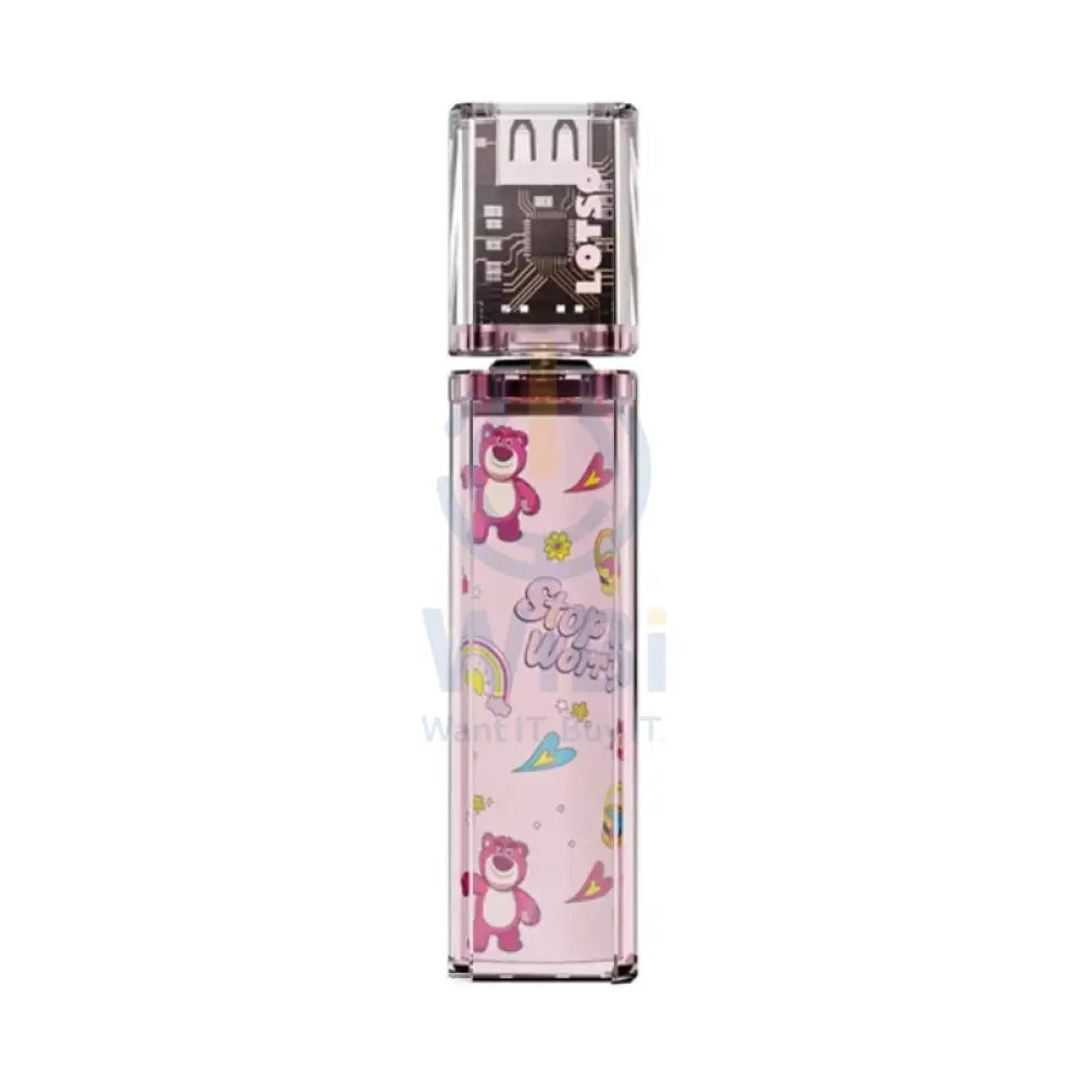 Disney QS-D01 Set Transparent Magnetic Power Bank - Lotso Pink Accessories > Power Bank
