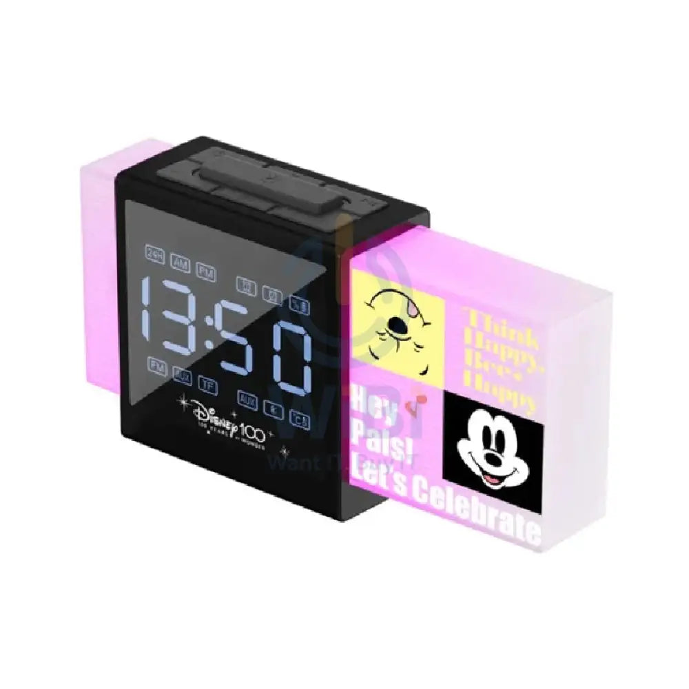 ديزني QS-S2 D100 D100 الإصدار بلوتوث مكبر صوت منبه - أسود اكسسوارات > سماعات الصوت > سماعات