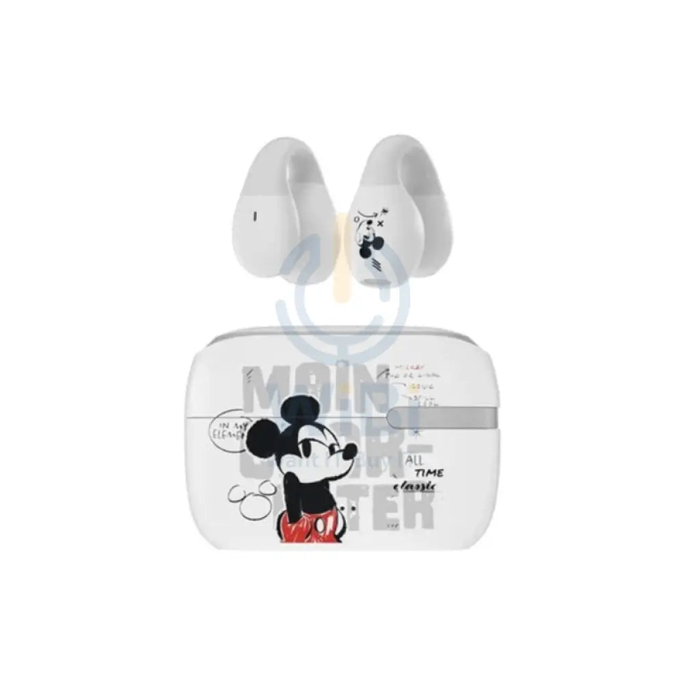 Disney QS-T10 Clip-on Bluetooth Wireless headphones - Mickey White Accessories > Audio > Headphones