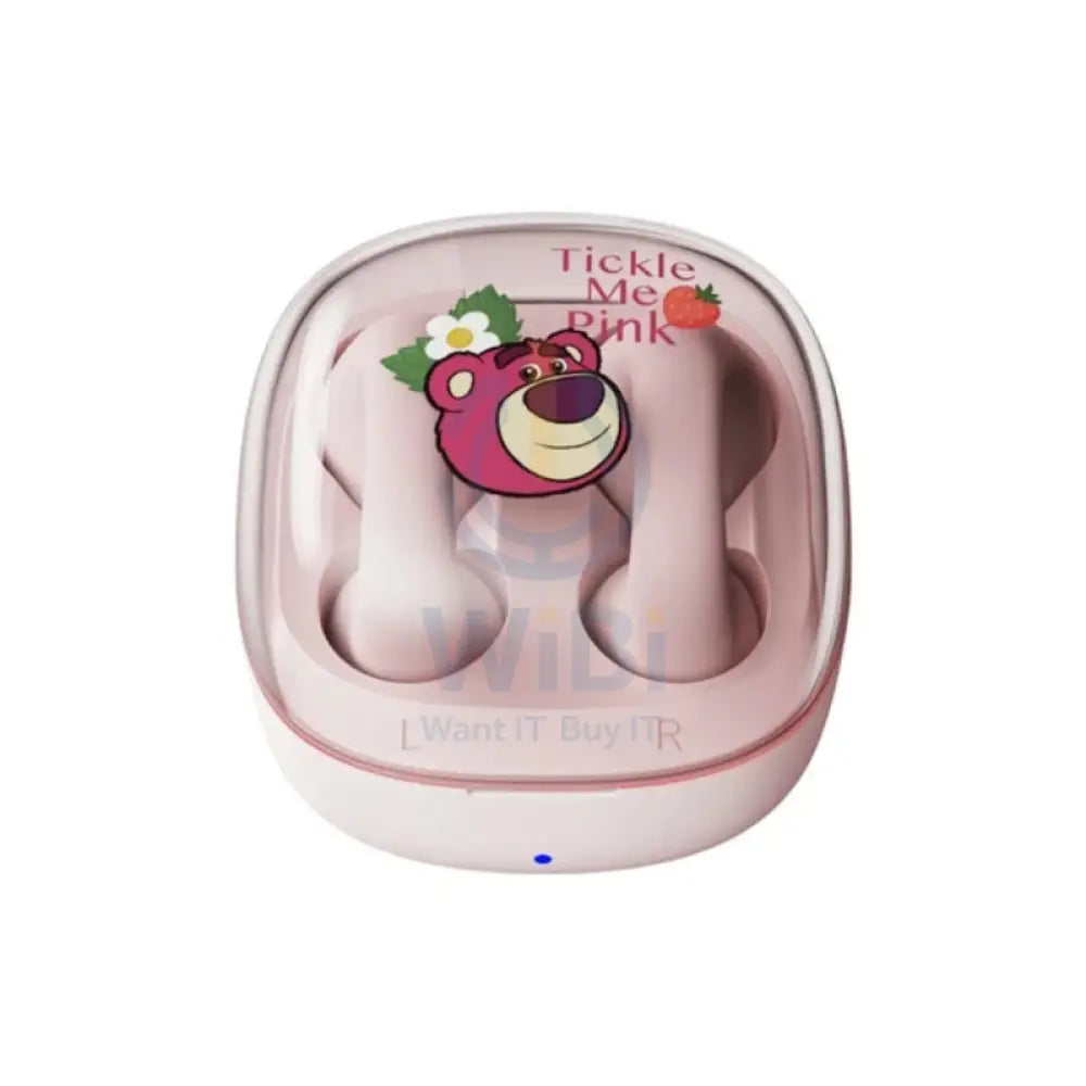 Disney QS-T16 Clip-on Bluetooth Wireless headphones - Lotso Pink Accessories > Audio > Headphones