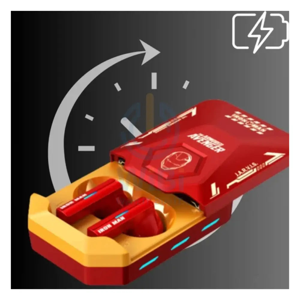 ديزني QS-X1 بلوتوث لاسلكي سماعات الرأس - الرجل الحديدي أحمر اكسسوارات > الصوت > سماعات الرأس