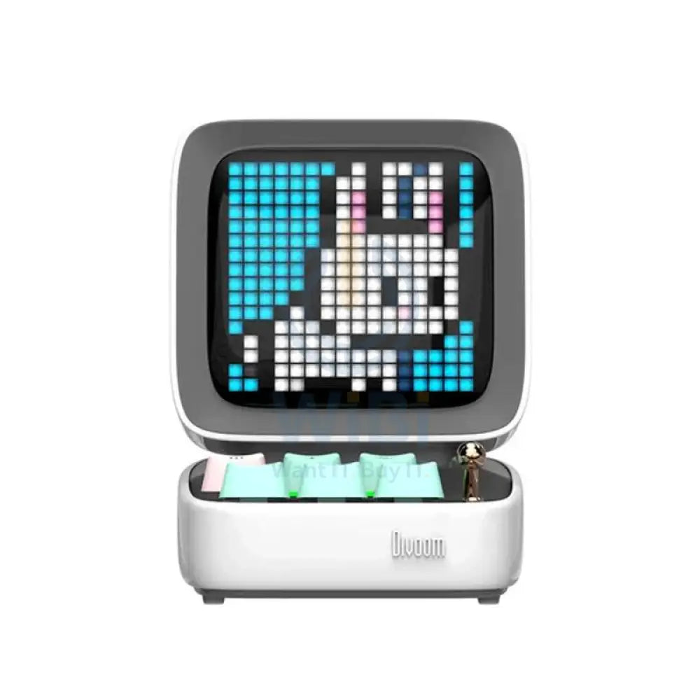 Divoom Ditoo Pro Bluetooth Mini Speaker - White Accessories > Audio > Speakers