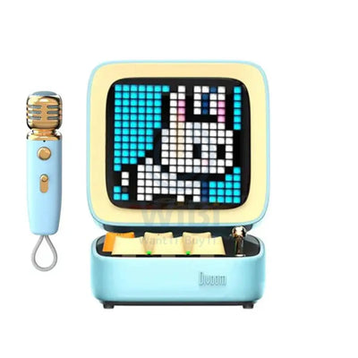 Divoom DitooMic Bluetooth Speaker With Microphone Karaoke Function - Blue Accessories > Audio > Speakers