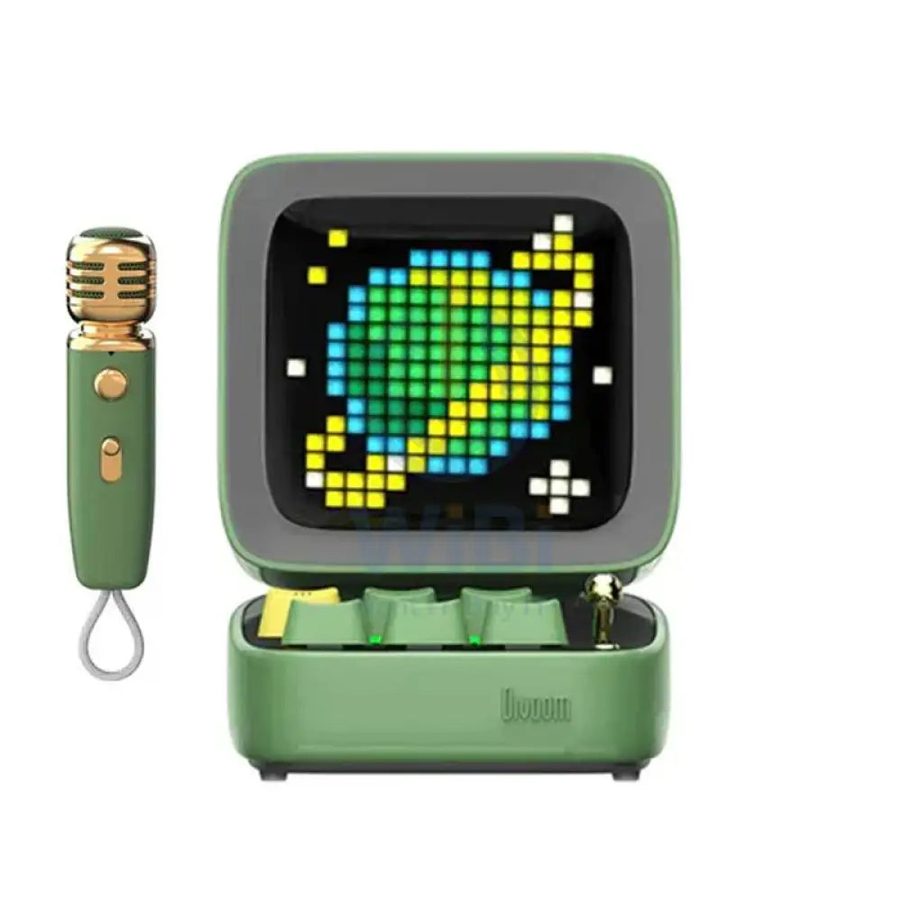 Divoom DitooMic Bluetooth Speaker With Microphone Karaoke Function - Green Accessories > Audio > Speakers