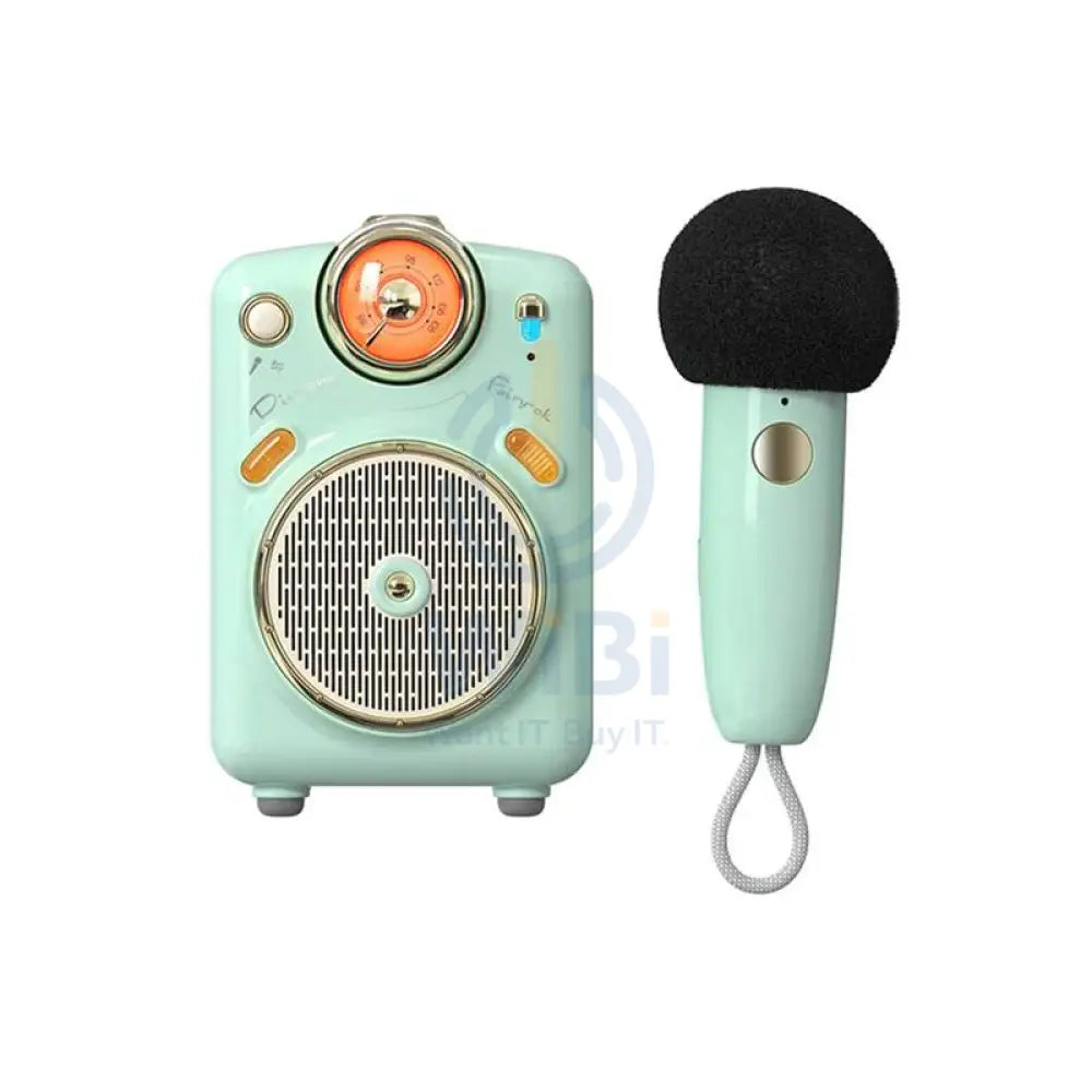 Divoom Fairy-OK Bluetooth Portable Speaker With Microphone Karaoke Function - Green Accessories > Audio > Speakers
