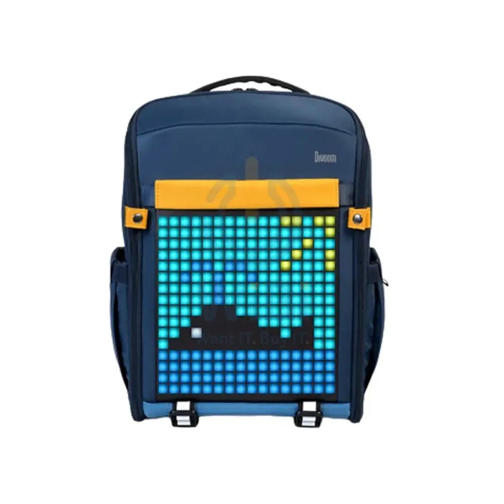 Divoom Pixel Art Backpack-S LED Animation Display Bag - Dark Blue Accessories > Bag