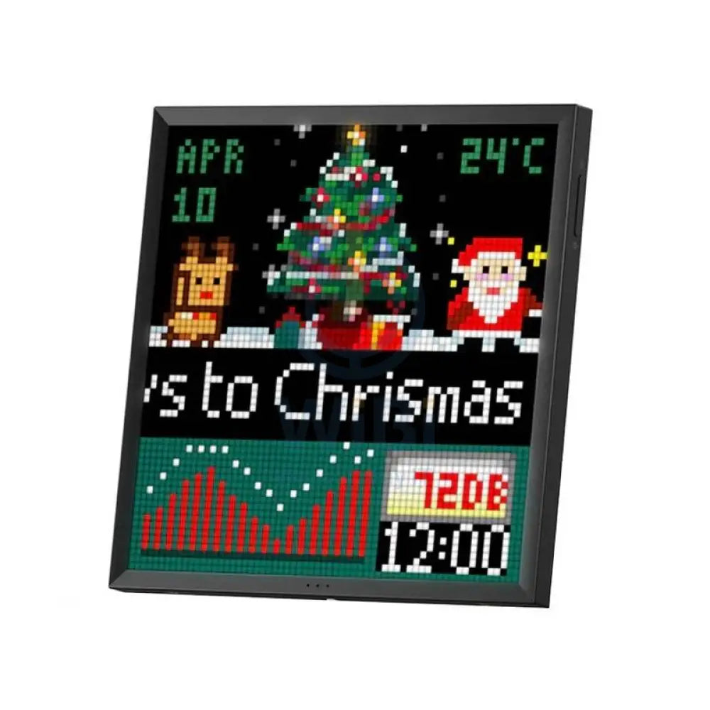 Divoom Pixoo-64 WiFi Pixel Art Cloud Display 64 X 64 LED Digital Frame - Black Accessories > Smart Devices