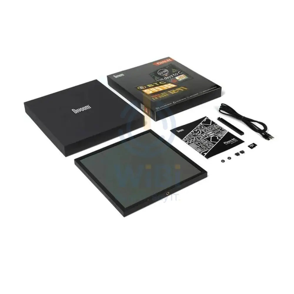 Divoom Pixoo-64 WiFi Pixel Art Cloud Display 64 X 64 LED Digital Frame - Black Accessories > Smart Devices