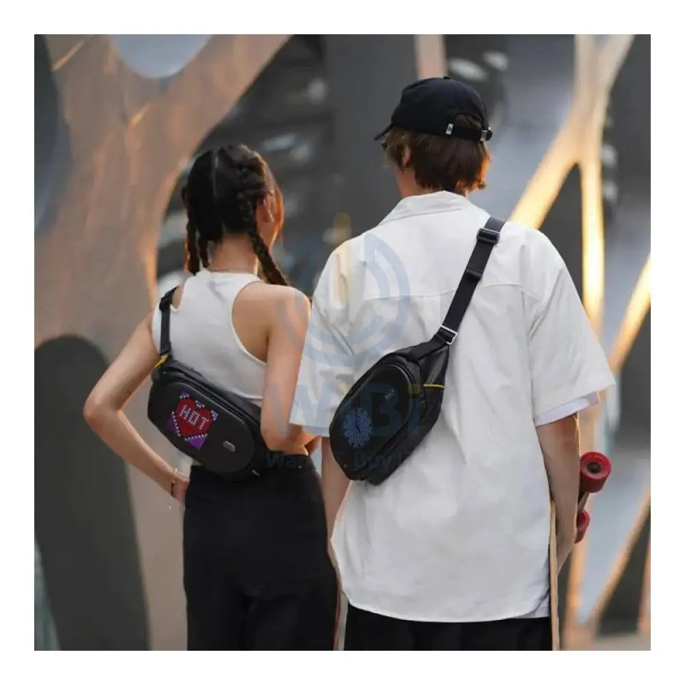 Divoom Pixoo Sling Bag-C Innovative LED SlingBag - Black Accessories > Bag