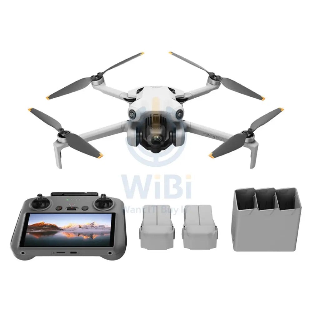 DJI Mini 4 Pro Fly More Combo Plus - 48MP / 4K UHD / USB / WiFi - Gray Smart Devices > Drones & Accessories