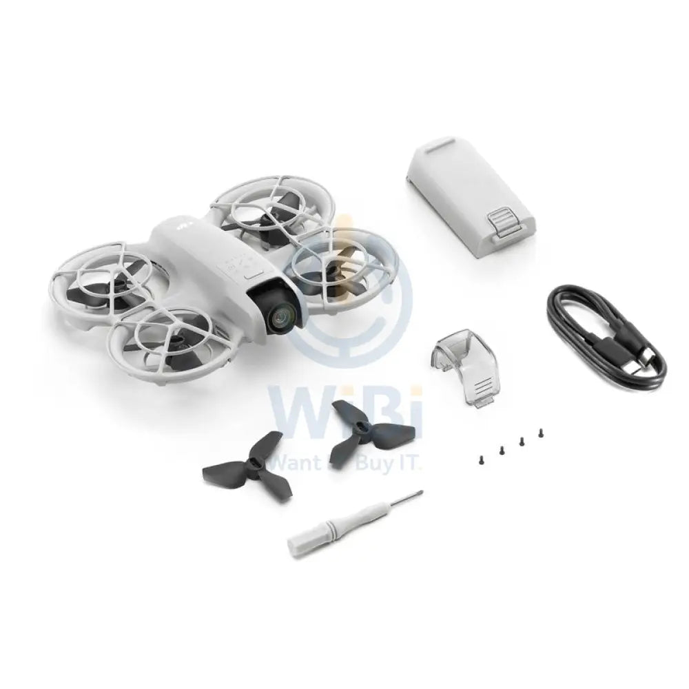DJI Neo Fly More Drone 4K UHD Camera - 12MP / USB / WiFi / Bluetooth/ 1080p Full HD - Gray Smart Devices > Drones &