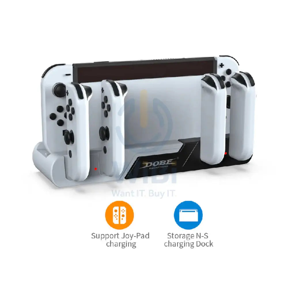 DOBE TNS-0122B Switch OLED (JOY-Con) L/R Small Controller Charging Dock Accessories > Other Accessories > Gaming Zone