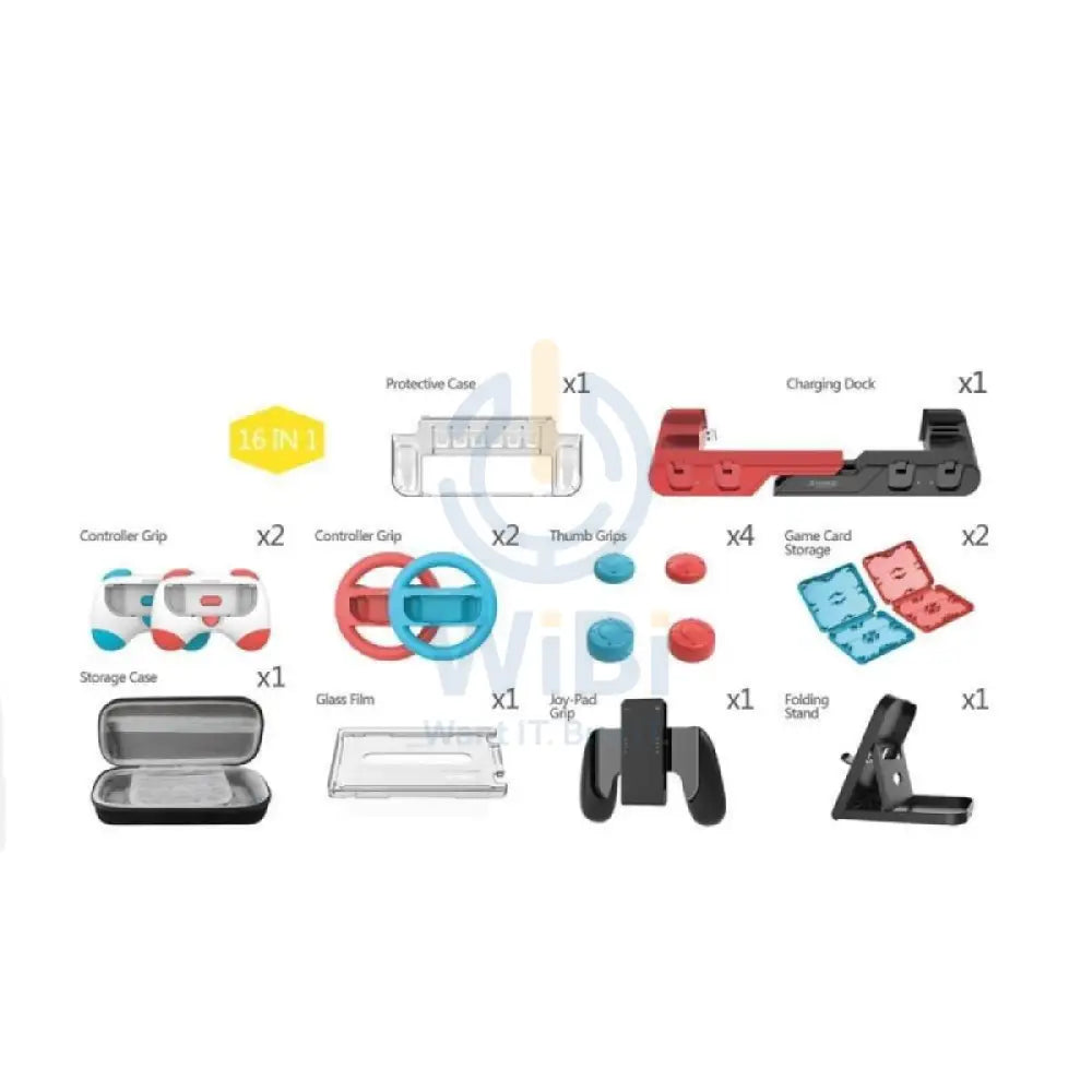 DOBE TNS-2166 Nintendo Switch OLED 16-in-1 Sports Suit Accessories > Other Accessories > Gaming Zone