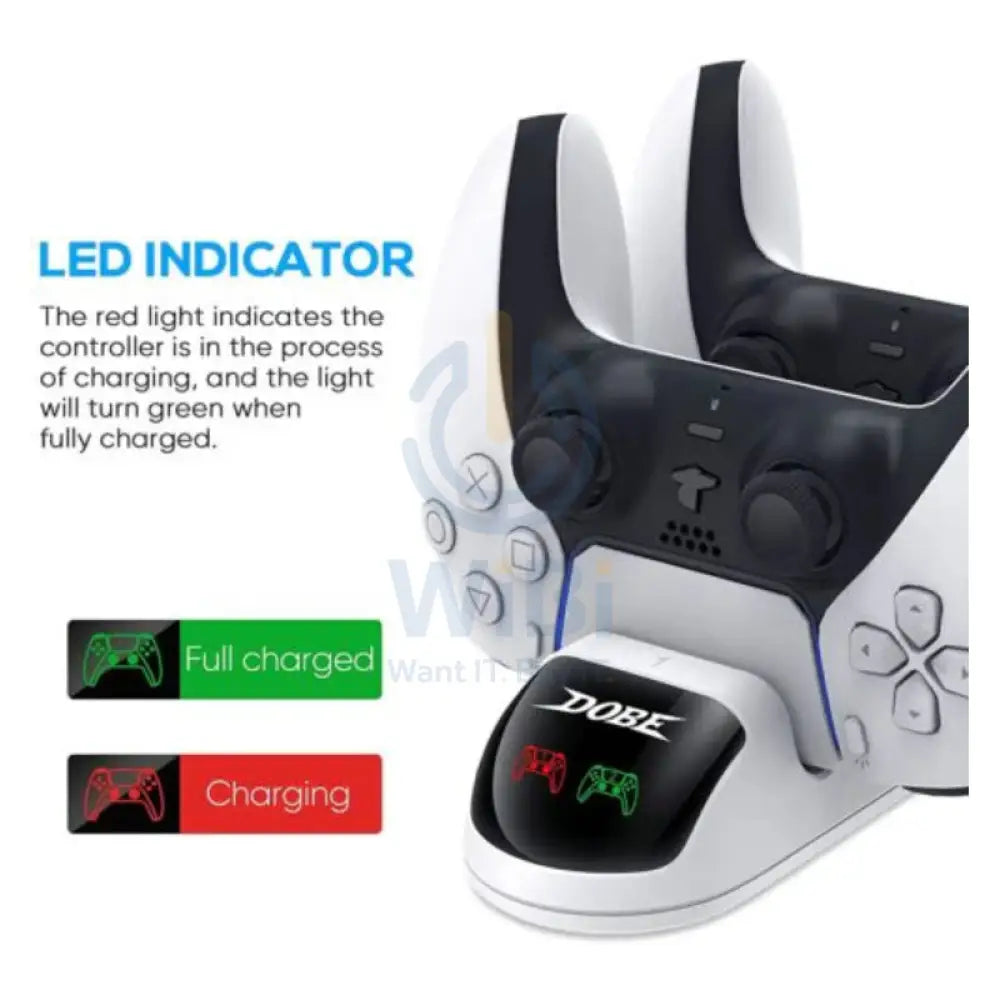 DOBE TP5-0506 Charging Dock For PS5 Wireless Controller Charger - White Accessories > Other Accessories > Gaming Zone