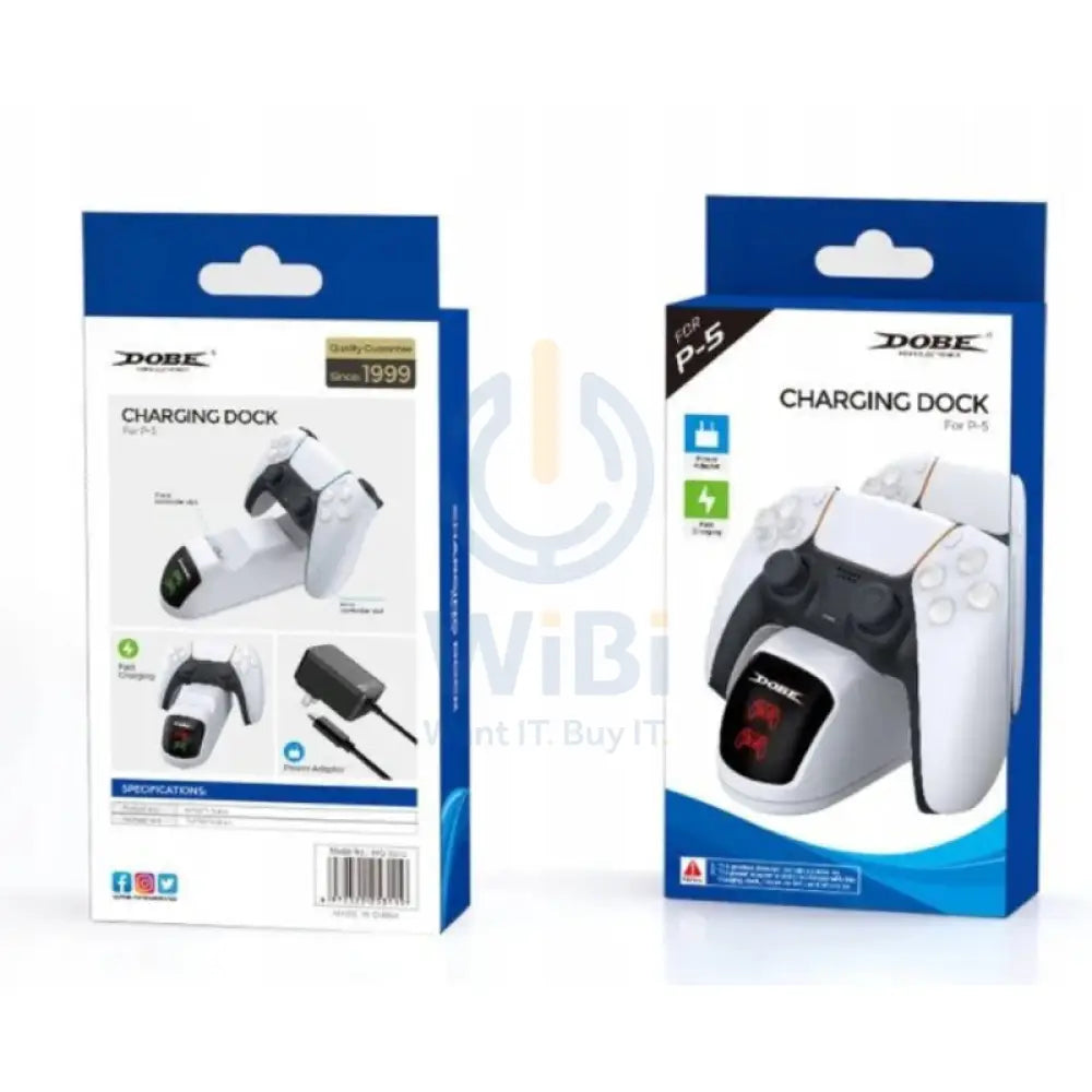 DOBE TP5-0506 Charging Dock For PS5 Wireless Controller Charger - White Accessories > Other Accessories > Gaming Zone