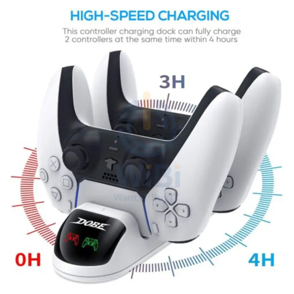 DOBE TP5-0506 Charging Dock For PS5 Wireless Controller Charger - White Accessories > Other Accessories > Gaming Zone