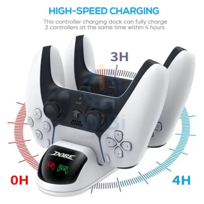 DOBE TP5-0506 Charging Dock For PS5 Wireless Controller Charger - White Accessories > Other Accessories > Gaming Zone