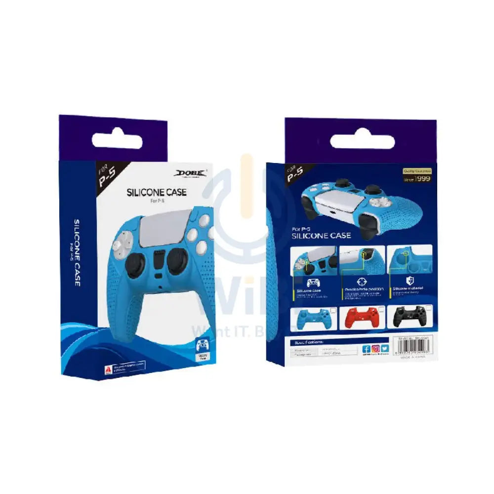 حافظة سيليكون DOBE TP5-0541 لبلاي ستيشن 5 تحكم - أزرق اكسسوارات > إكسسوارات أخرى >منطقة الألعاب