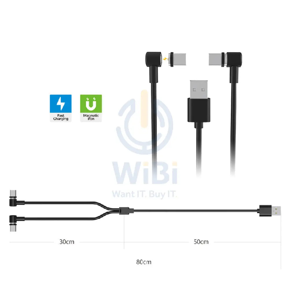 DOBE TP5-2520 Magnetic Charging Cable for PSVR 2 - Black Accessories > Other Accessories > Gaming Zone