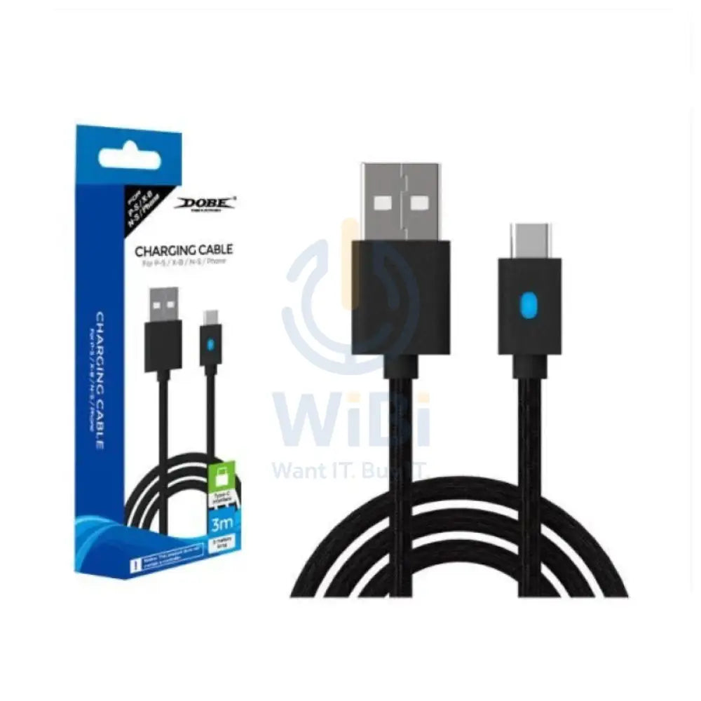DOBE TY-0803 P5 Charging Cable - 3 Meter / Black Accessories > Other Accessories > Gaming Zone